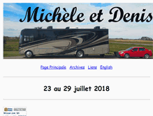 Tablet Screenshot of michele-denis.com